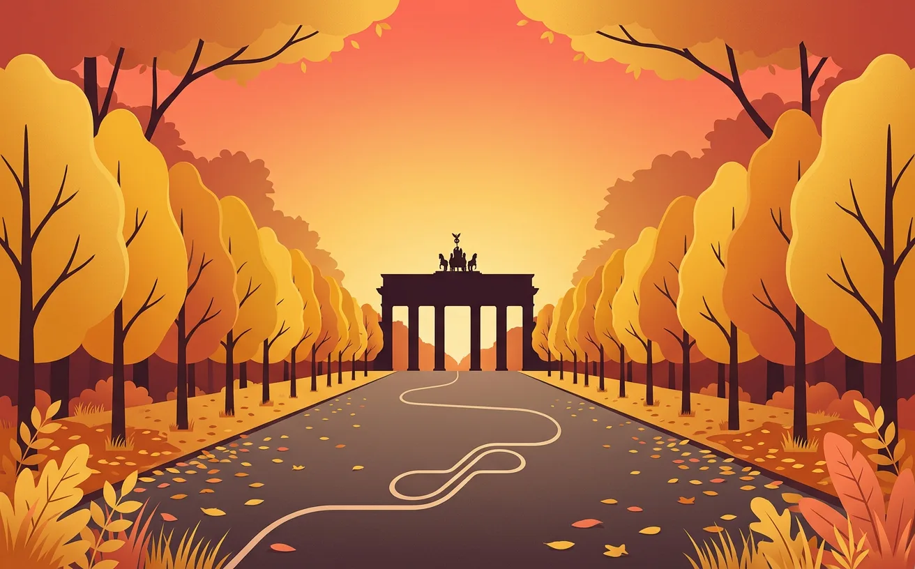 Berlin marathon landmark