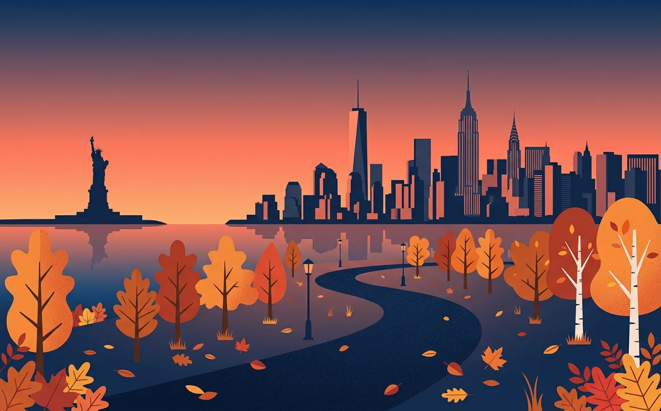 New York marathon landmark